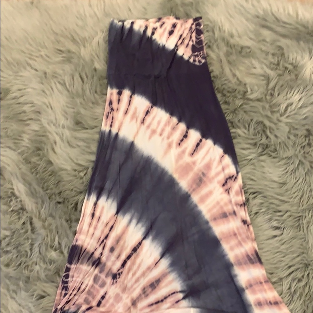 Tie dye maxi skirt